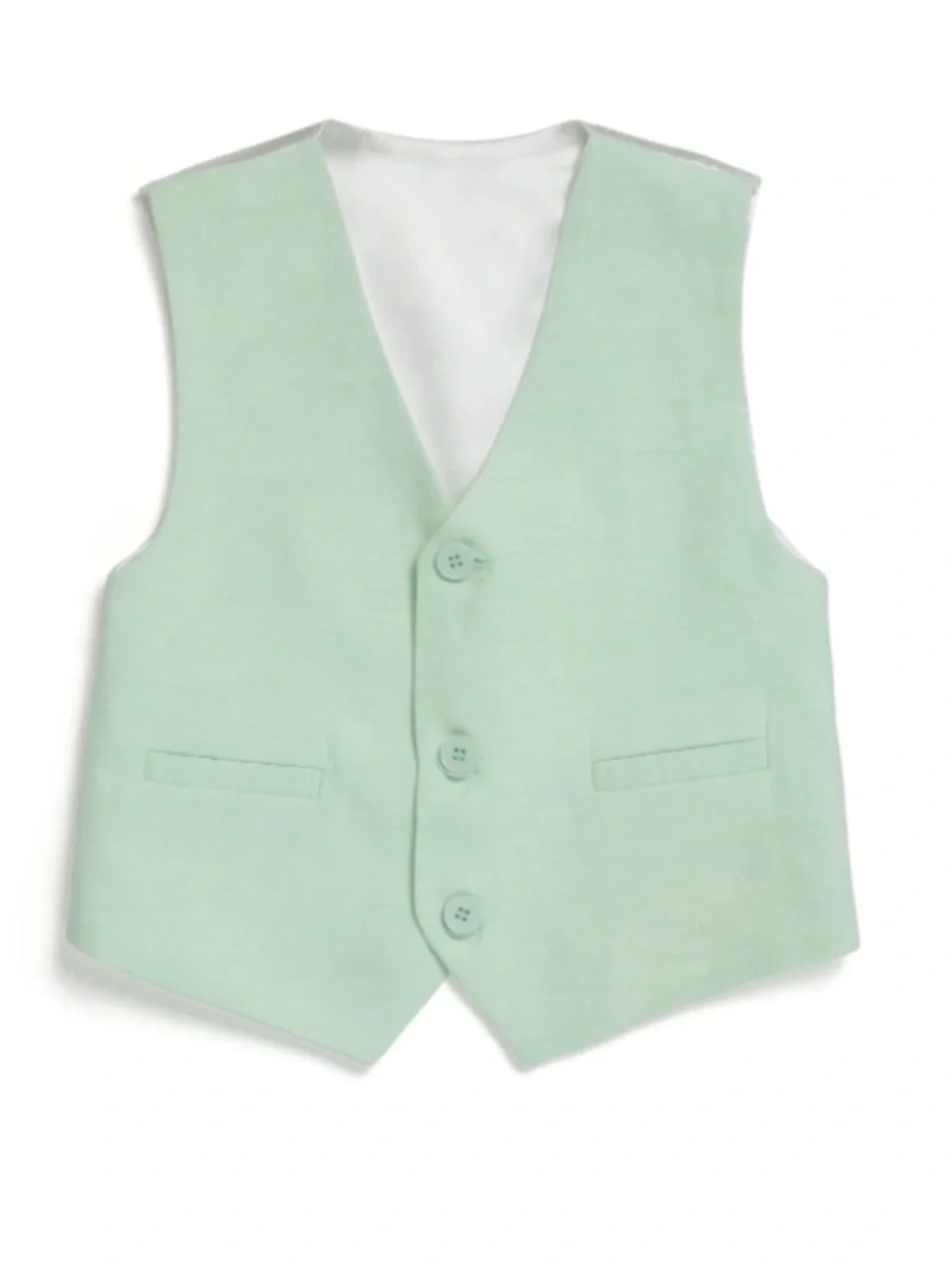 Caramelo Kids Mint Boys' Linen Blend 3-Piece Suit Set (Size: 2-3T)